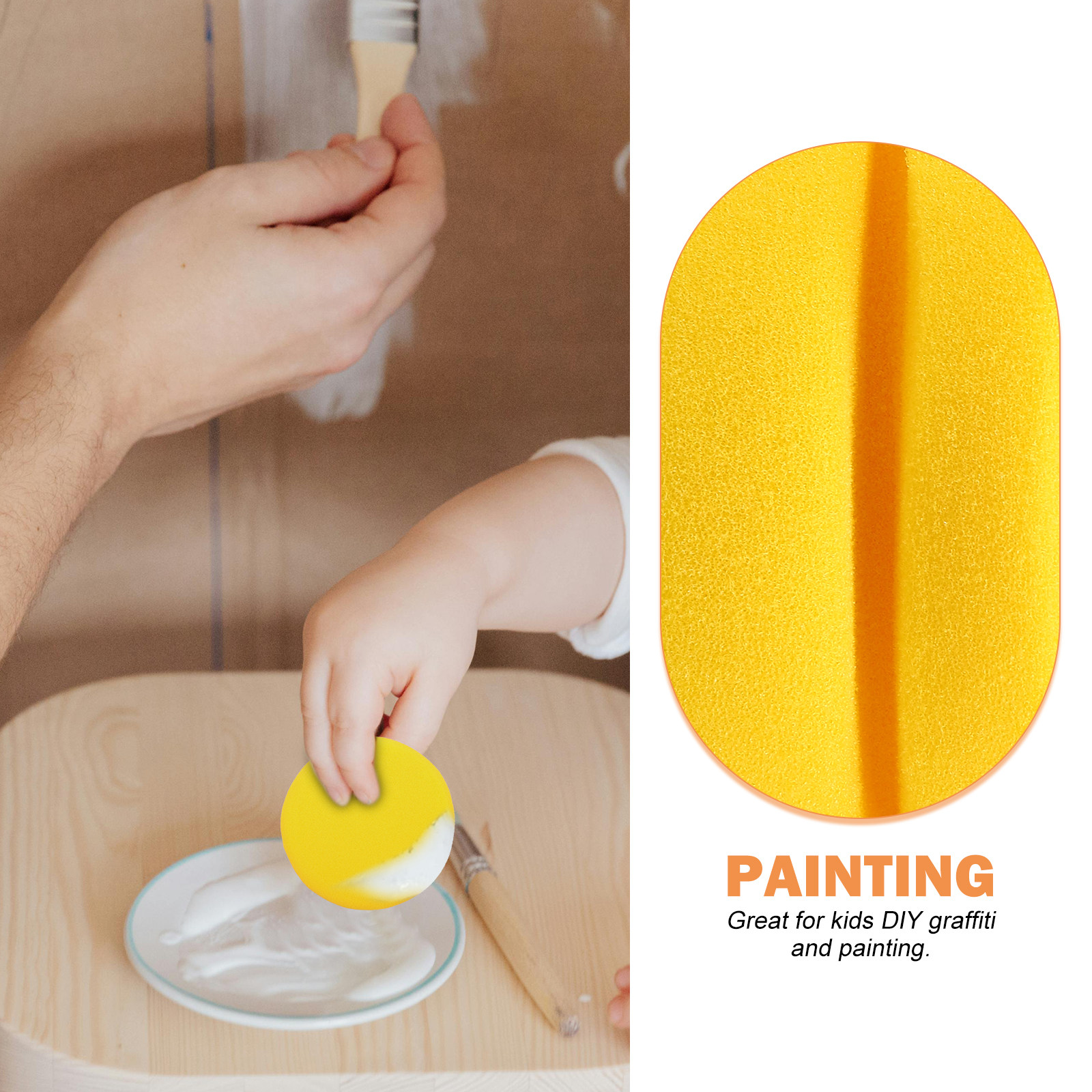 2Pcs Paint Sponge Round Set DI - Art Craft Classes 리뷰 및 가격