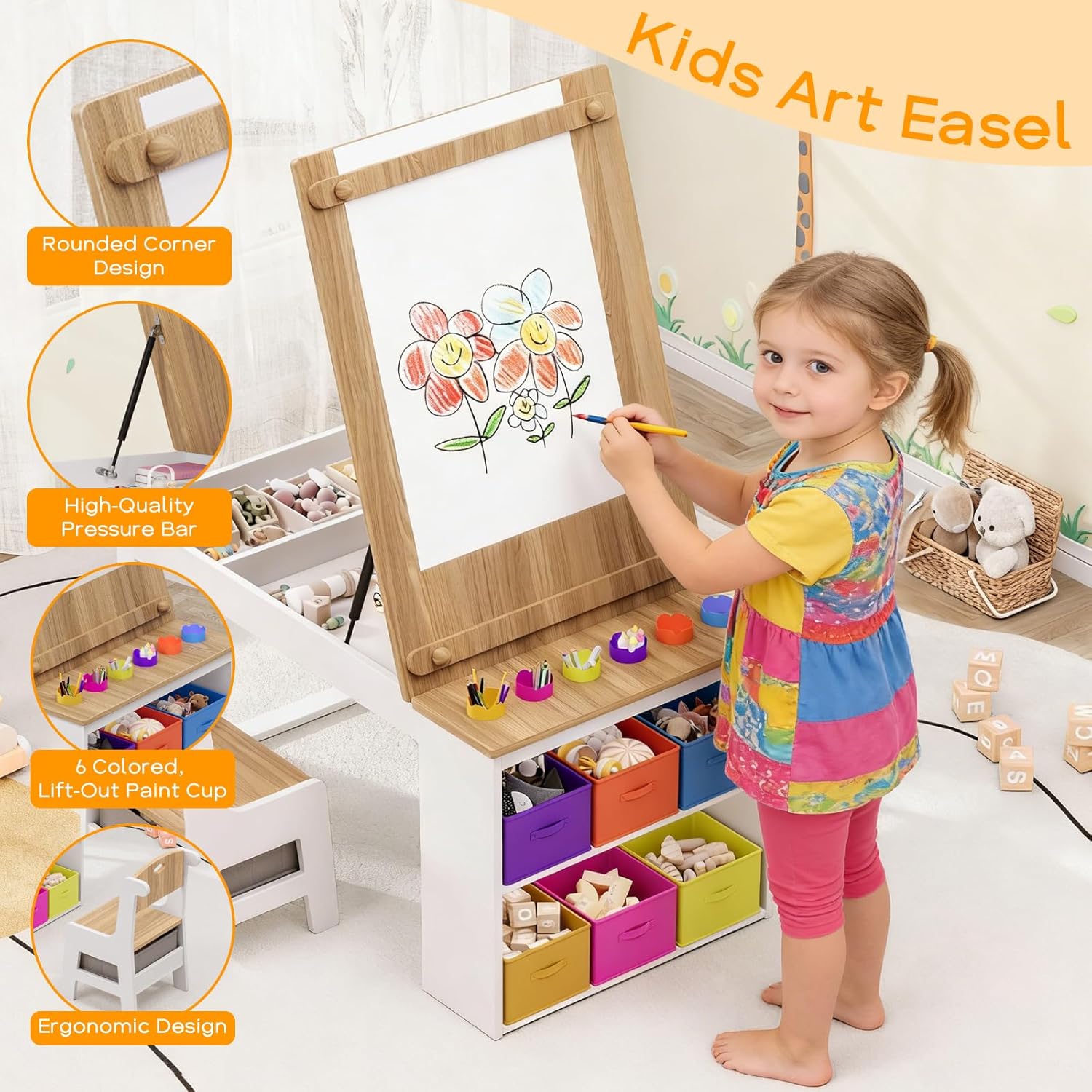 Kids Art Table and Chairs, Tod - Art Craft Cup 리뷰 및 가격