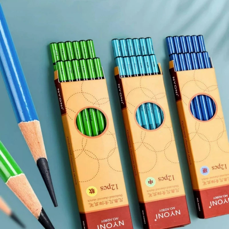 10/12Pcs Professional Sketchin - Sketching Charcoal Set 리뷰 및 가격