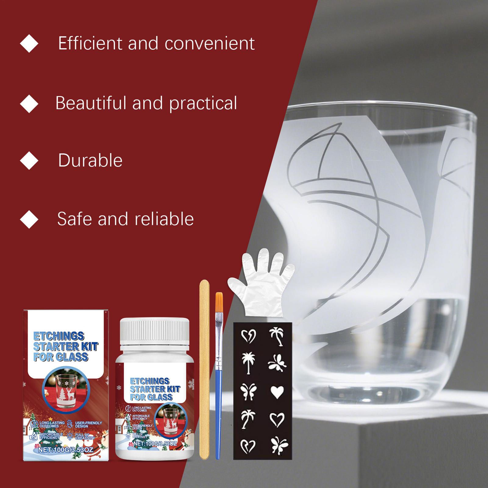Glass Etching Kit Glass Etch S - Art Craft Cup 리뷰 및 가격