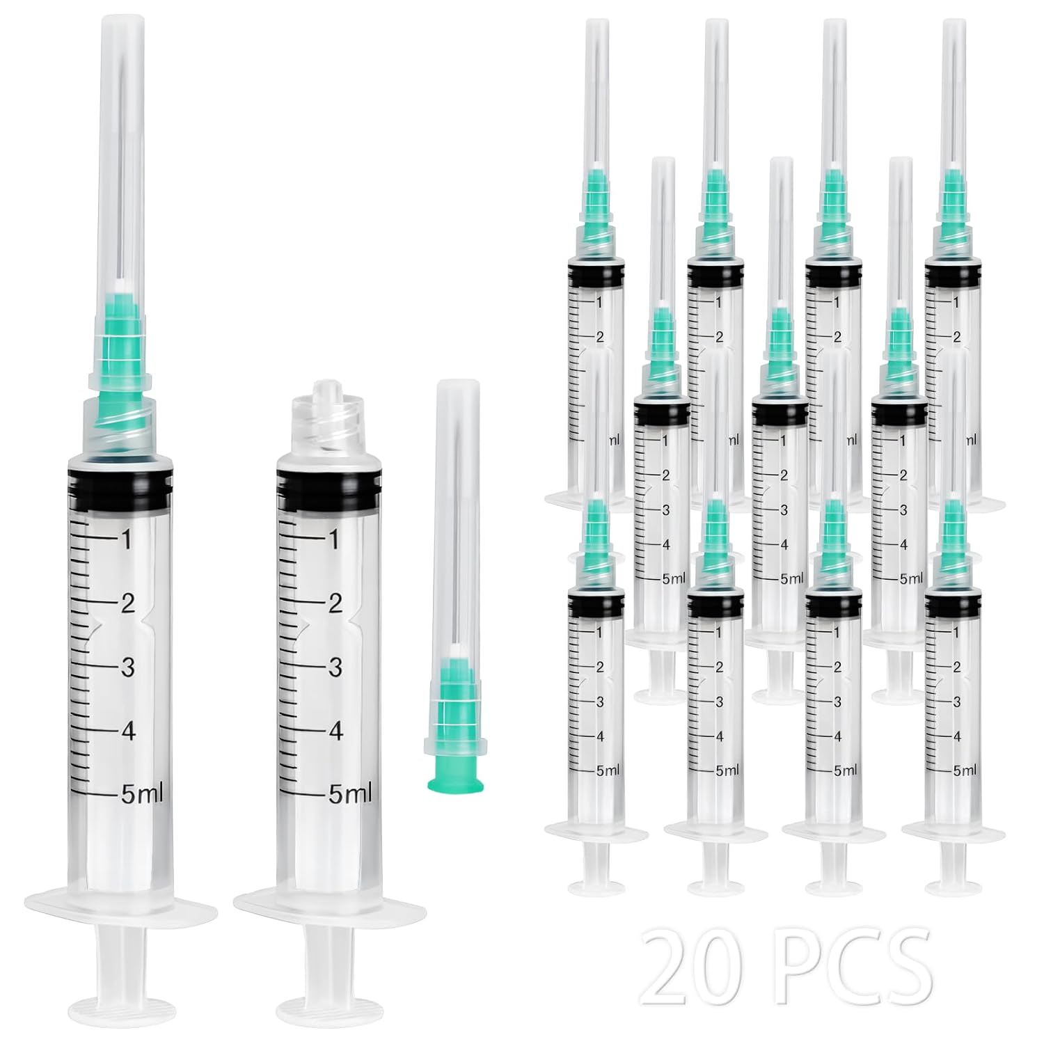 50 Pieces of 5ml Luer-Lock Syr - Art Craft Things 리뷰 및 가격