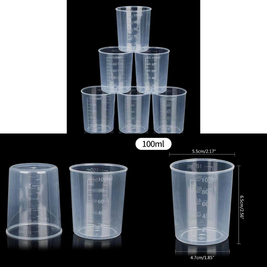 10Kit Clear Graduated Plastic  - Art Craft Cup 리뷰 및 가격