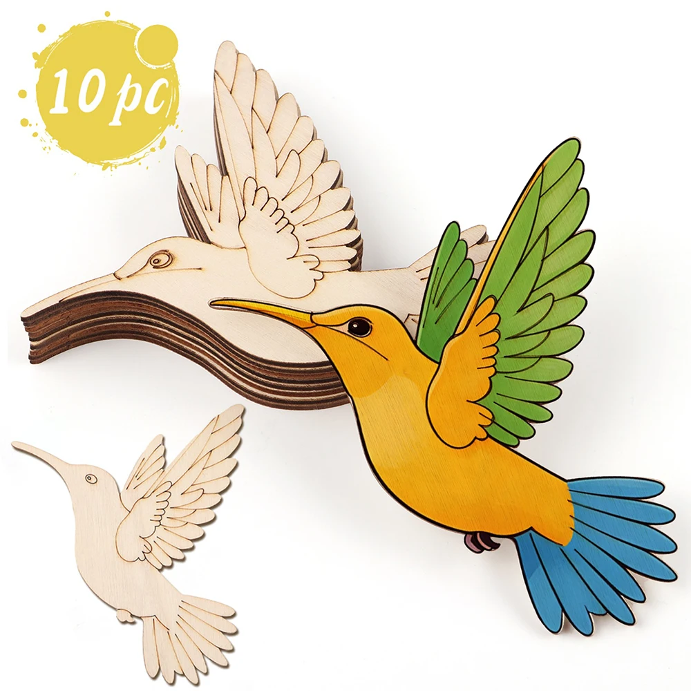 10pcs Unfinished Wood Animal B - Art & Craft Paper Ideas For Kids 리뷰 및 가격