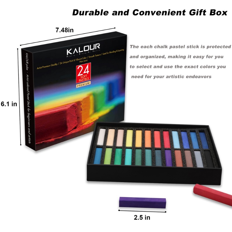24Colors Set Soft Pastel Maste - Sketching Charcoal Set 리뷰 및 가격