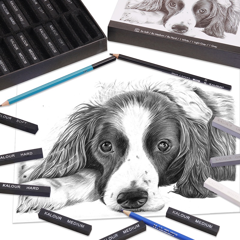 24Colors Set Soft Pastel Maste - Sketching Charcoal Set 리뷰 및 가격