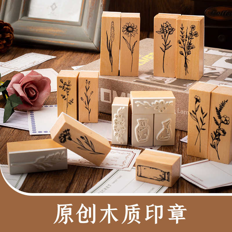 Retro Lotus Wood Combination S - Art Craft Vase 리뷰 및 가격