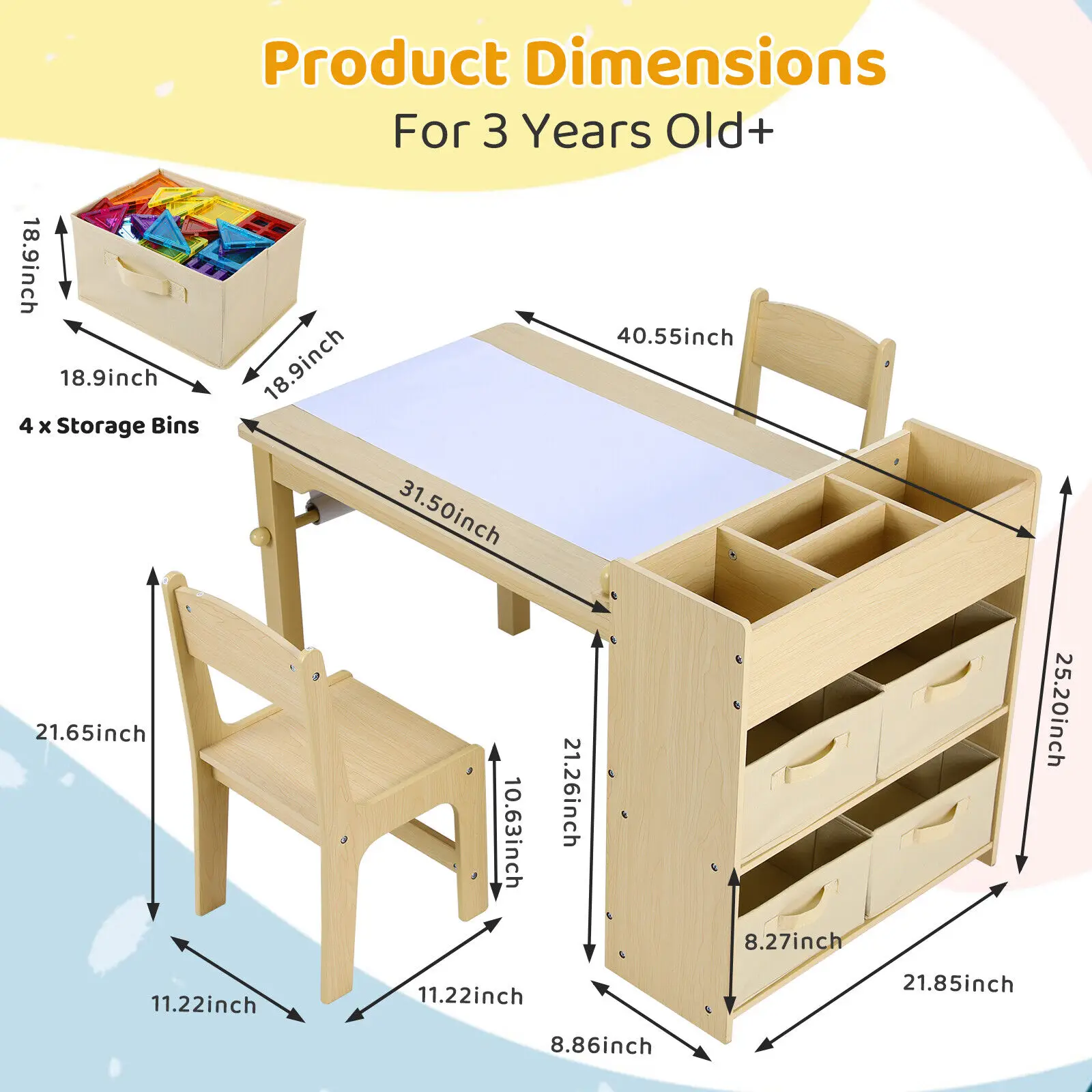 Kids Art Table and Chair Set w - Art And Craft Quotes For Kids 리뷰 및 가격