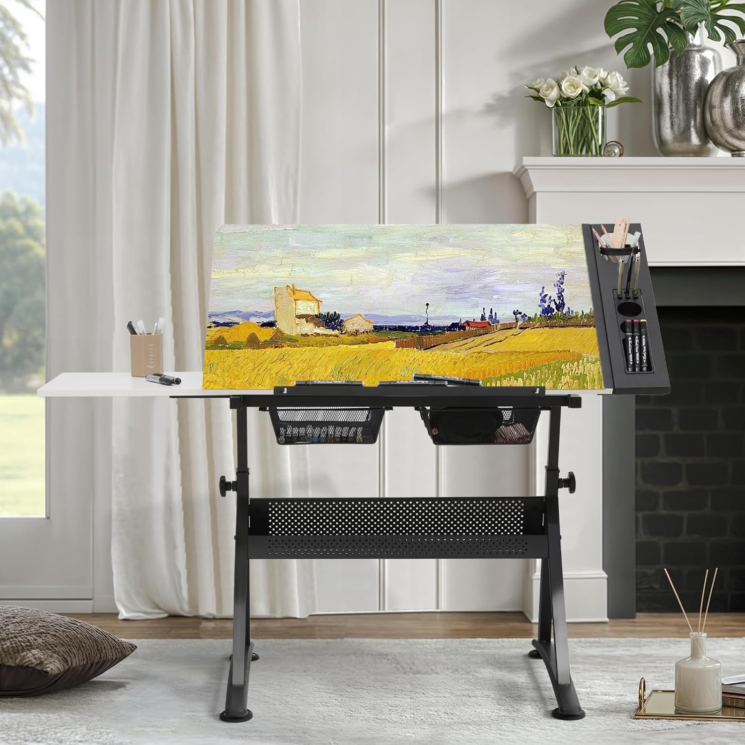 Adjustable Drafting Desk with  - Art & Craft Paper Ideas For Kids 리뷰 및 가격