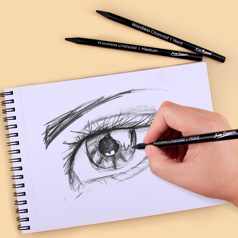 3pcs Woodless Graphite Pencils - Sketching Charcoal Set 리뷰 및 가격