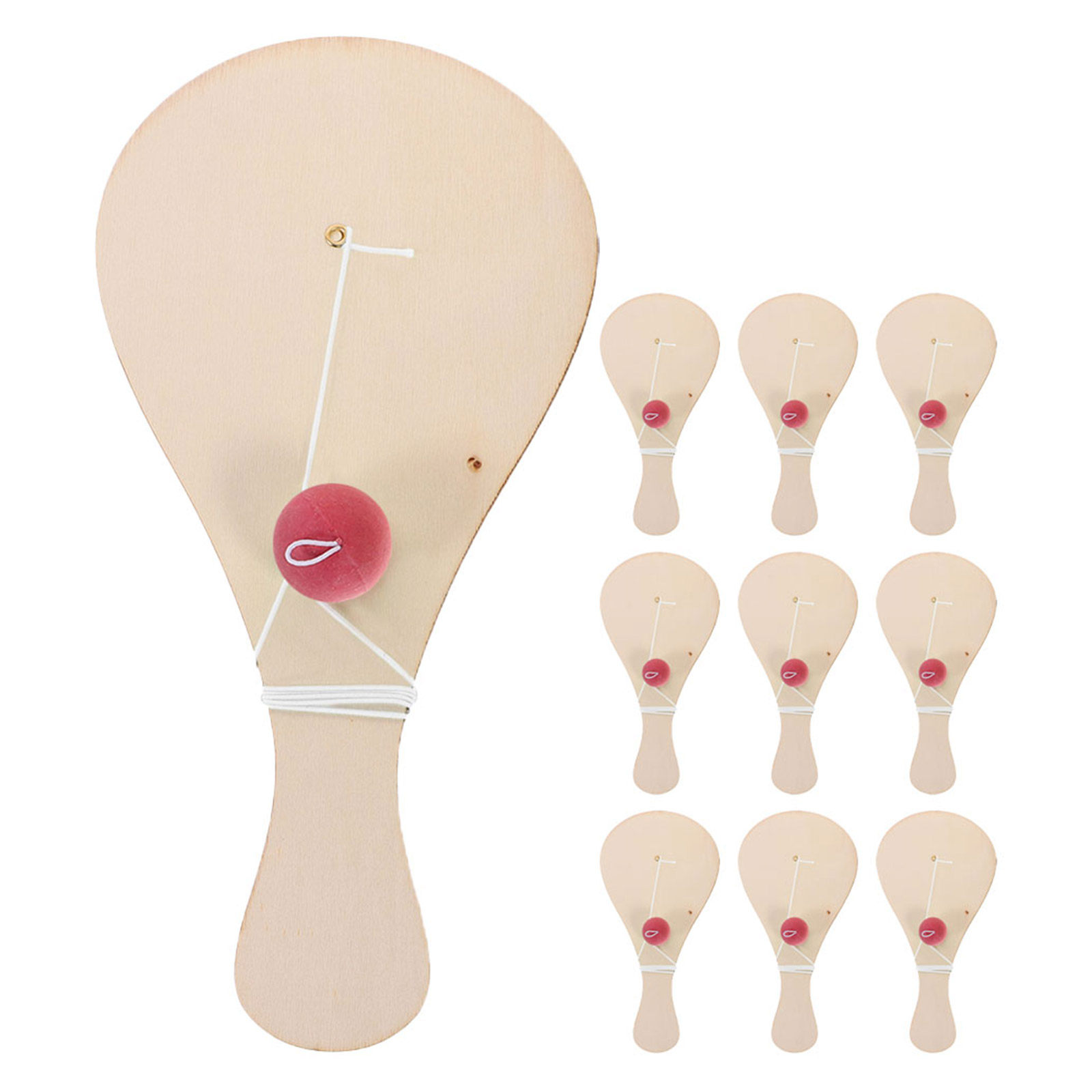10Pcs Blank Paddle Ball Board  - Art Craft Game 리뷰 및 가격