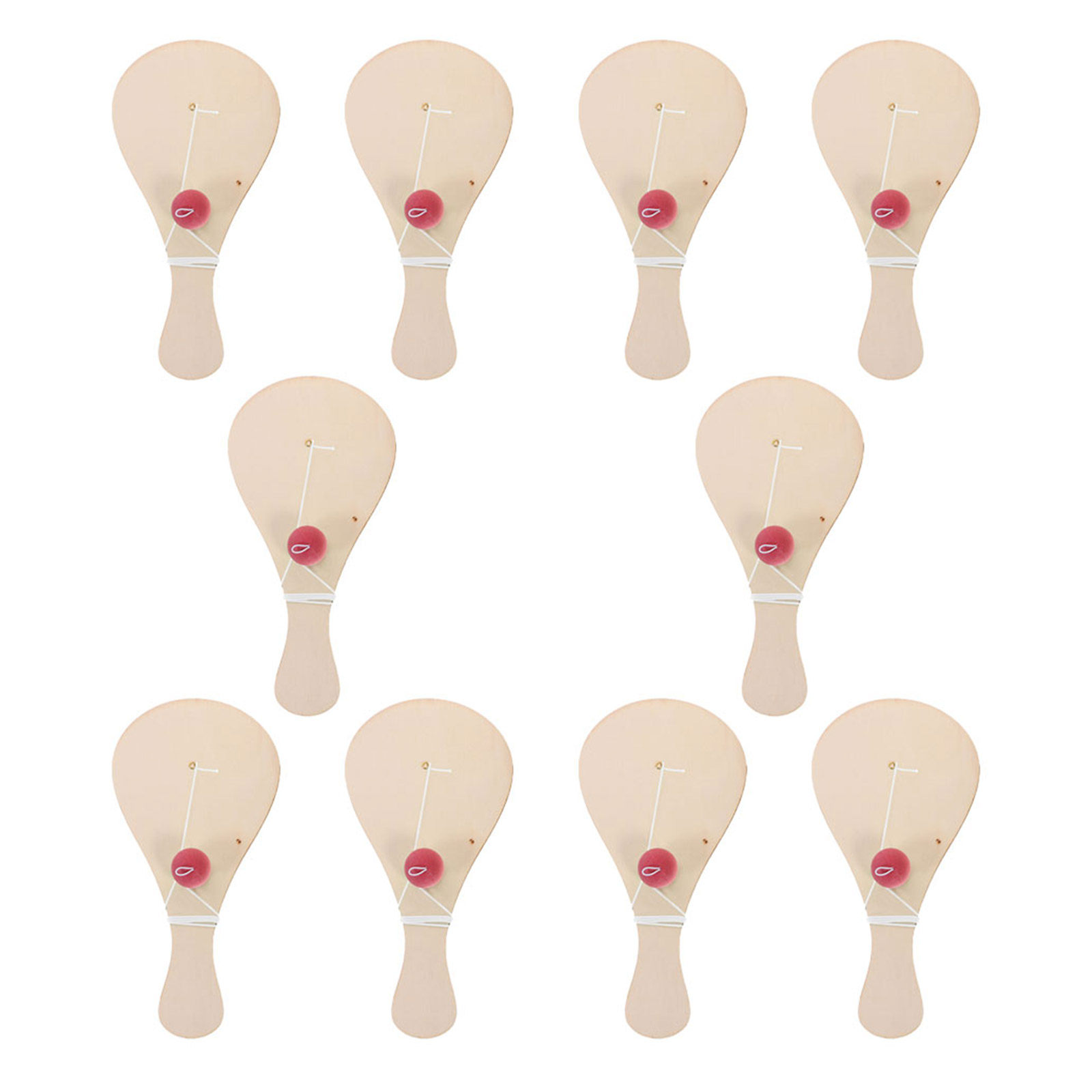 10Pcs Blank Paddle Ball Board  - Art Craft Game 리뷰 및 가격