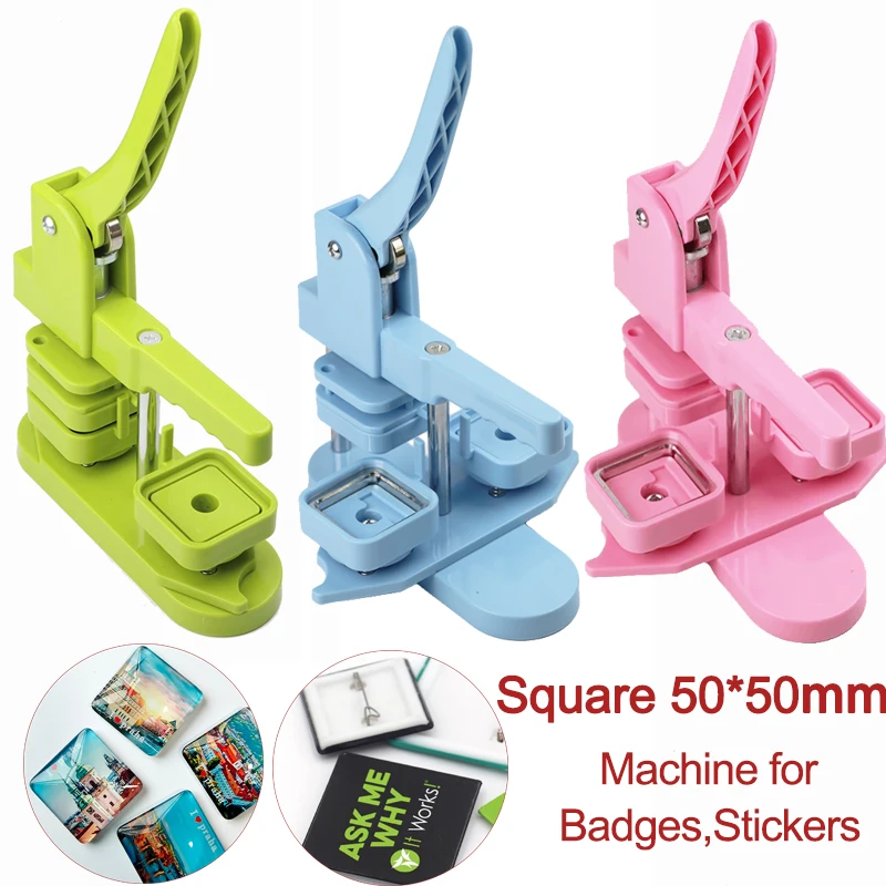 50x50mm Square Badge Button Ma - Art Craft Magnet 리뷰 및 가격