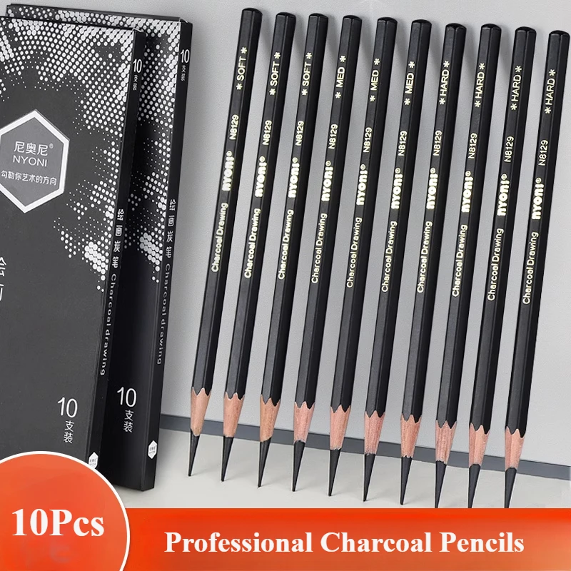 Professional Charcoal Pencils  - Sketching Charcoal Set 리뷰 및 가격