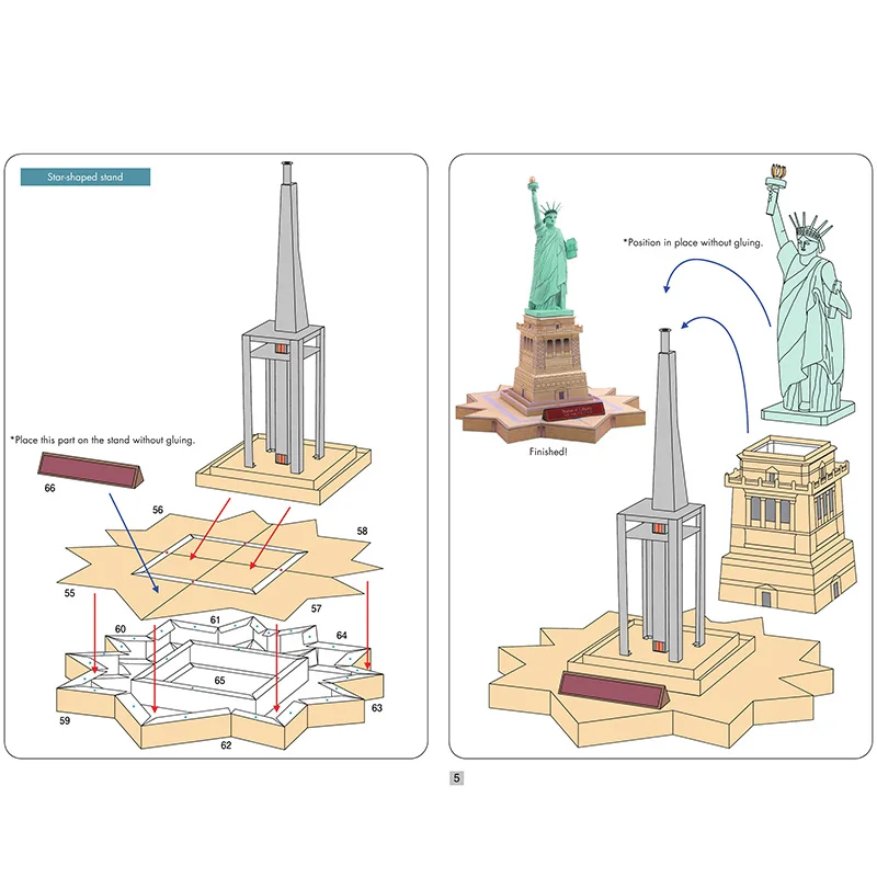 United States Statue of Libert - Art Craft Building 리뷰 및 가격