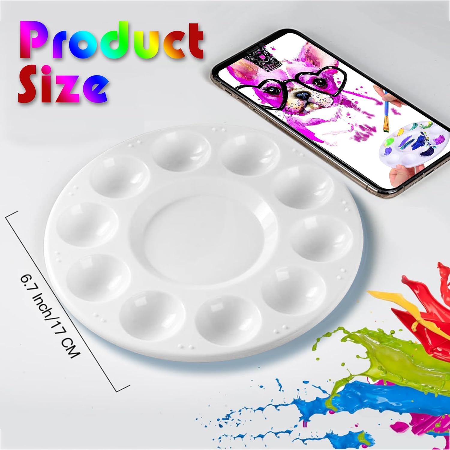 22pcs Paint Palettes Plastic T - Art Craft Classes 리뷰 및 가격