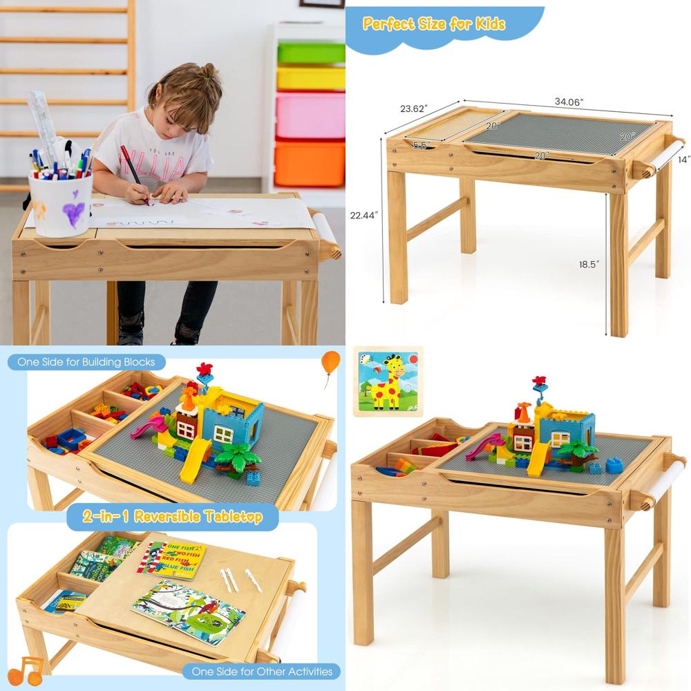 3-in-1 Wooden Building Block D - Art Craft Building 리뷰 및 가격