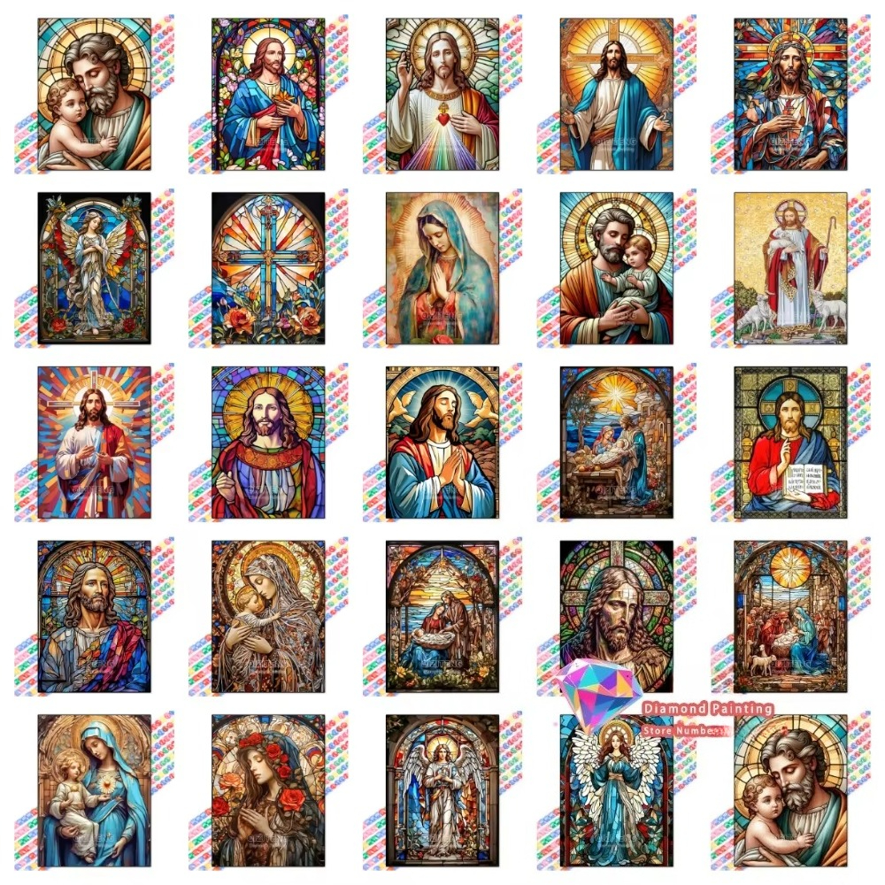 1PC frameless Easter Jesus Squ - Art Craft Things 리뷰 및 가격
