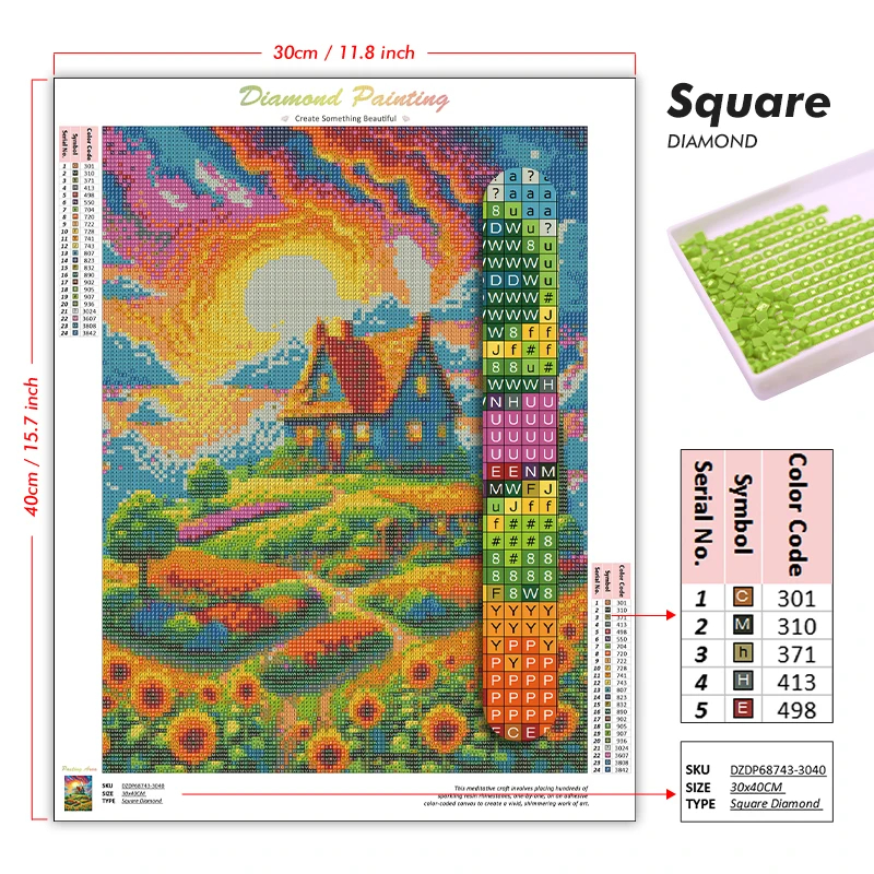 1PC frameless Easter Jesus Squ - Art Craft Things 리뷰 및 가격