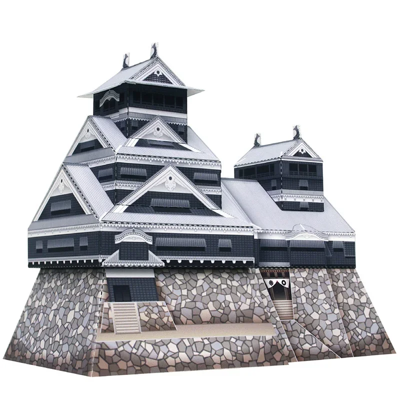 Japan Kumamoto Castle Folding  - Art Craft Building 리뷰 및 가격