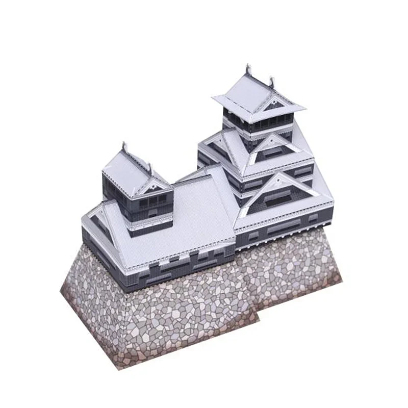 Japan Kumamoto Castle Folding  - Art Craft Building 리뷰 및 가격